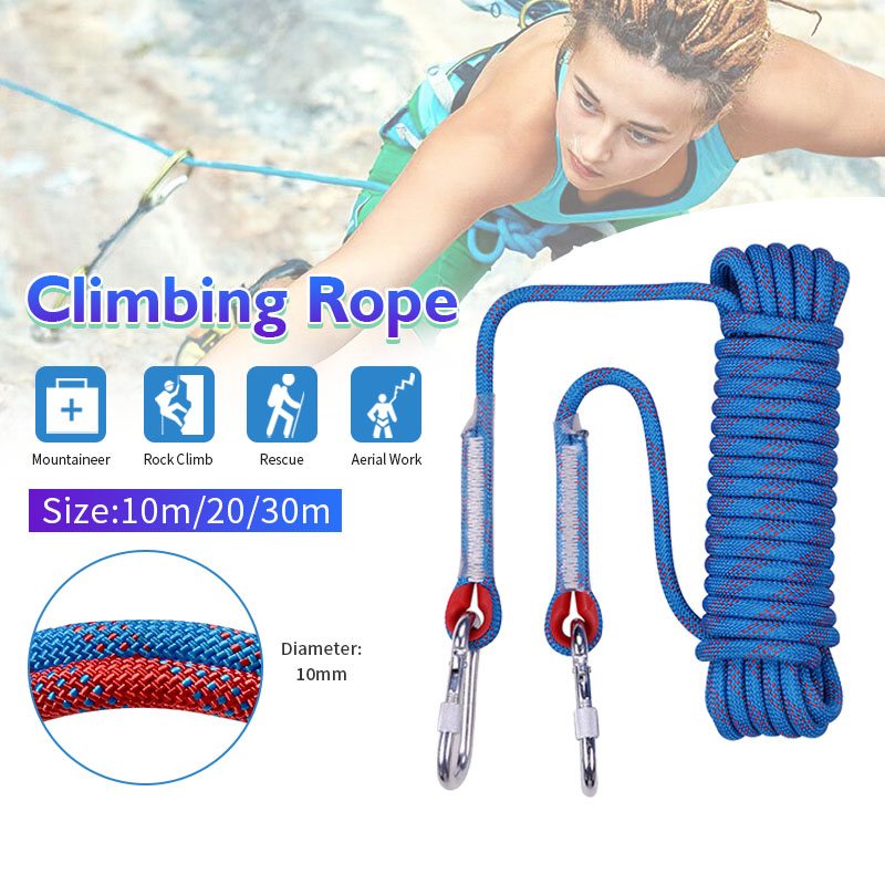 Details about   10m Outdoor climbing rope safety rope climbing rope rescue escape rope 