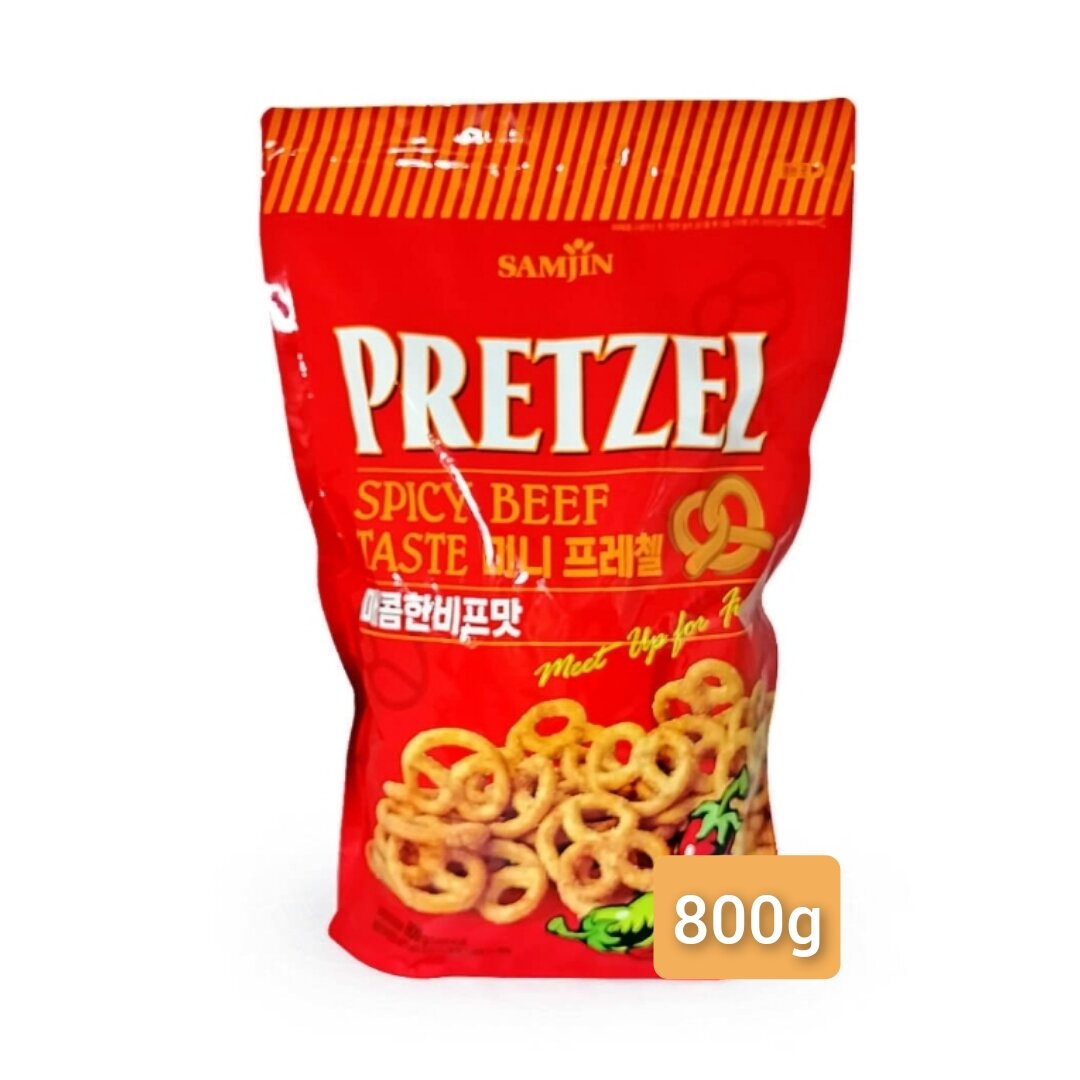Samjin Spicy Beef Taste Mini Pretzels 800g Lazada PH