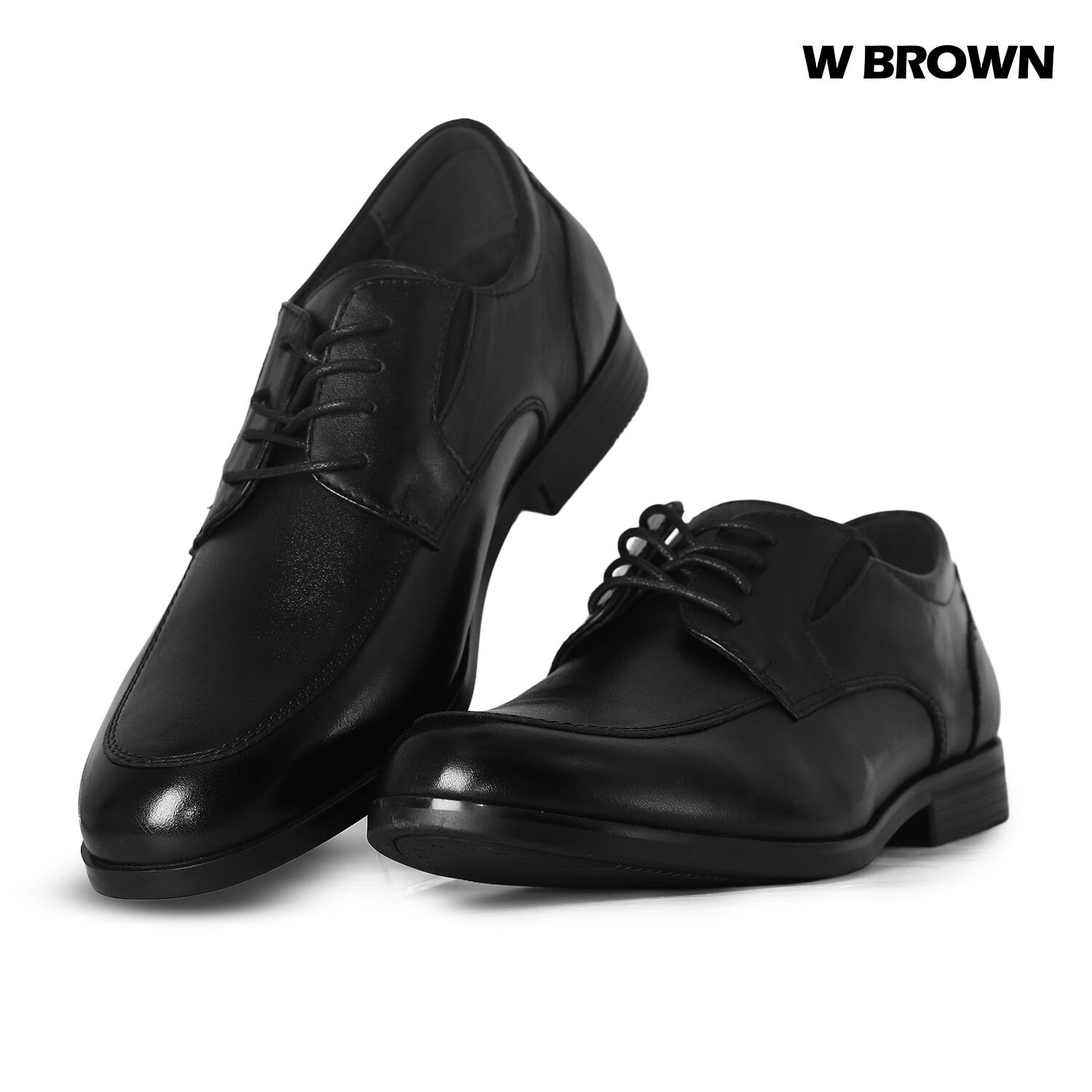 W BROWN Men's Leather Black Shoes Formal Shoes for Men - (WUR704BL) Presyo 2,895 Piso*Libreng Shipping