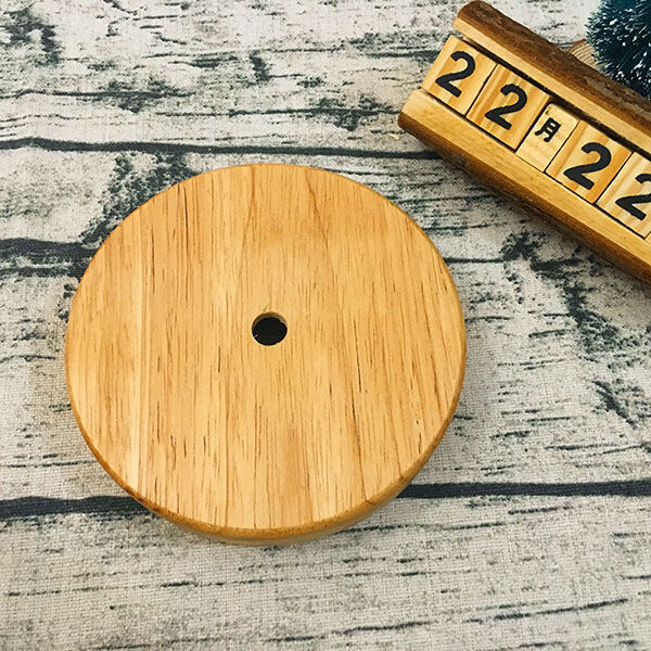 Solid Wood Lamp Holder Oak Solid Wood Wood Ceiling Plate Lamp Base