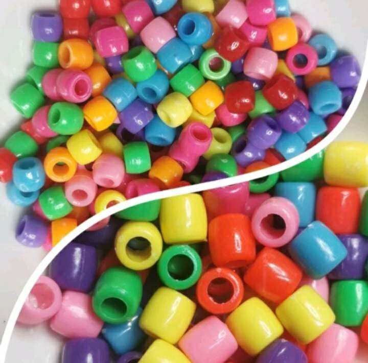 BIG HOLE MACARONI BEADS BIG/SMALL perfect for DIY and school projects.especially for NURSERY AND KINDER