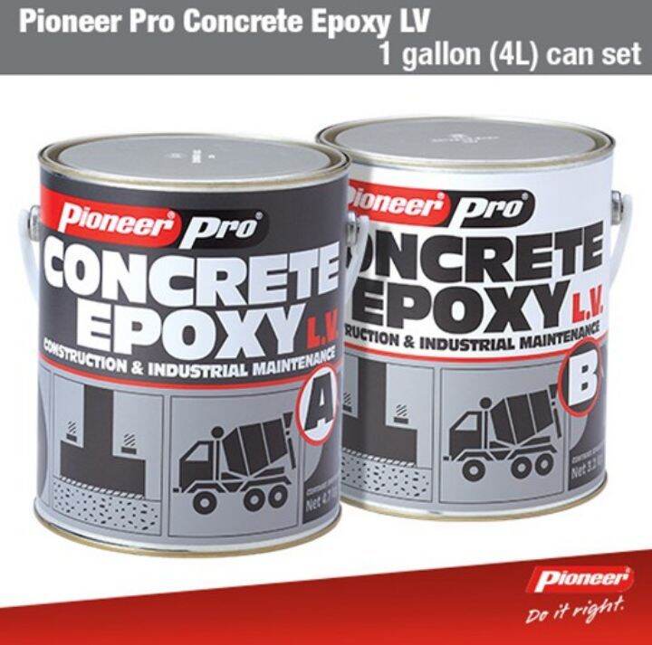 PANDIKIT SA CONCRETO PIONEER PRO CONCRETE EPOXY L.V. AND H.V. LITER AND GALLON Lazada PH