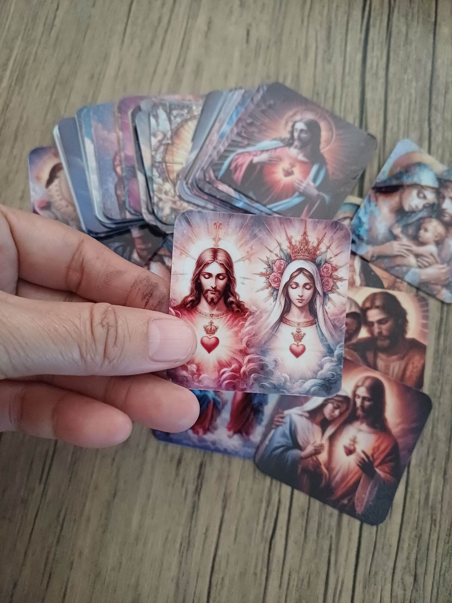 40pcs Virgin Mary | Mama Mary | Jesus Stickers – Vinyl & Photo Sticker | Waterproof & Scratchproof