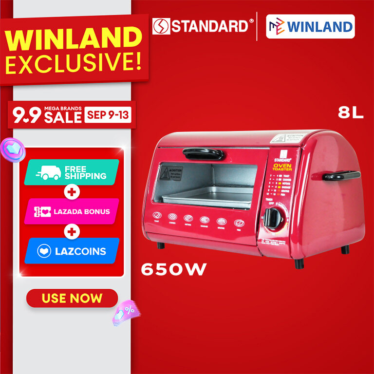 Winland 8.0L Stainless Steel Oven Toaster