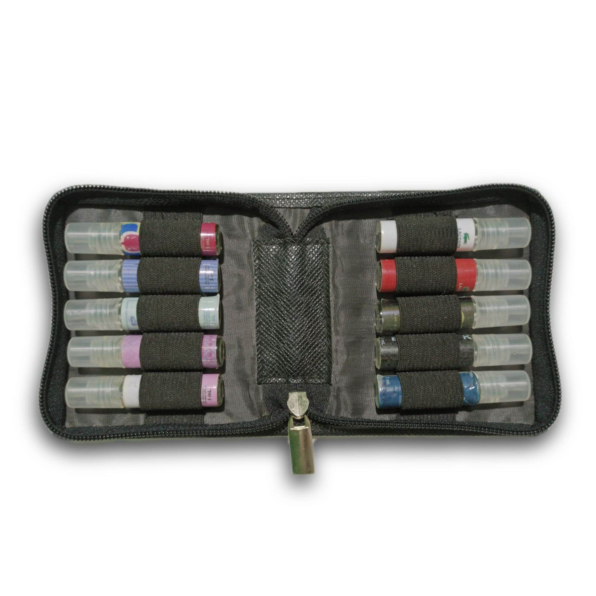 10PCS ASSORTED 3ML PERFUME TESTER WITH POUCH