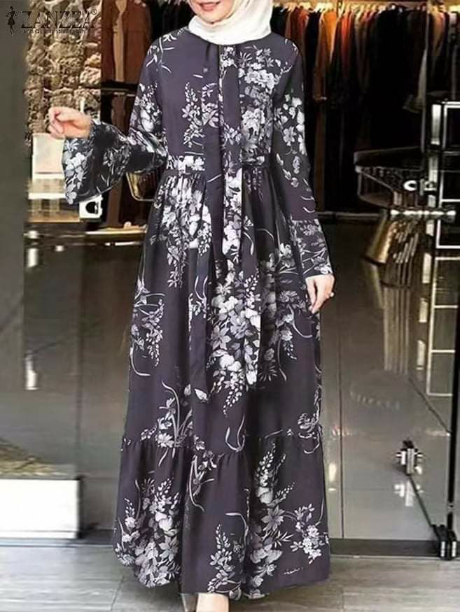 Black net lace frock style formal party wear abaya with hijab styles   FashionEven