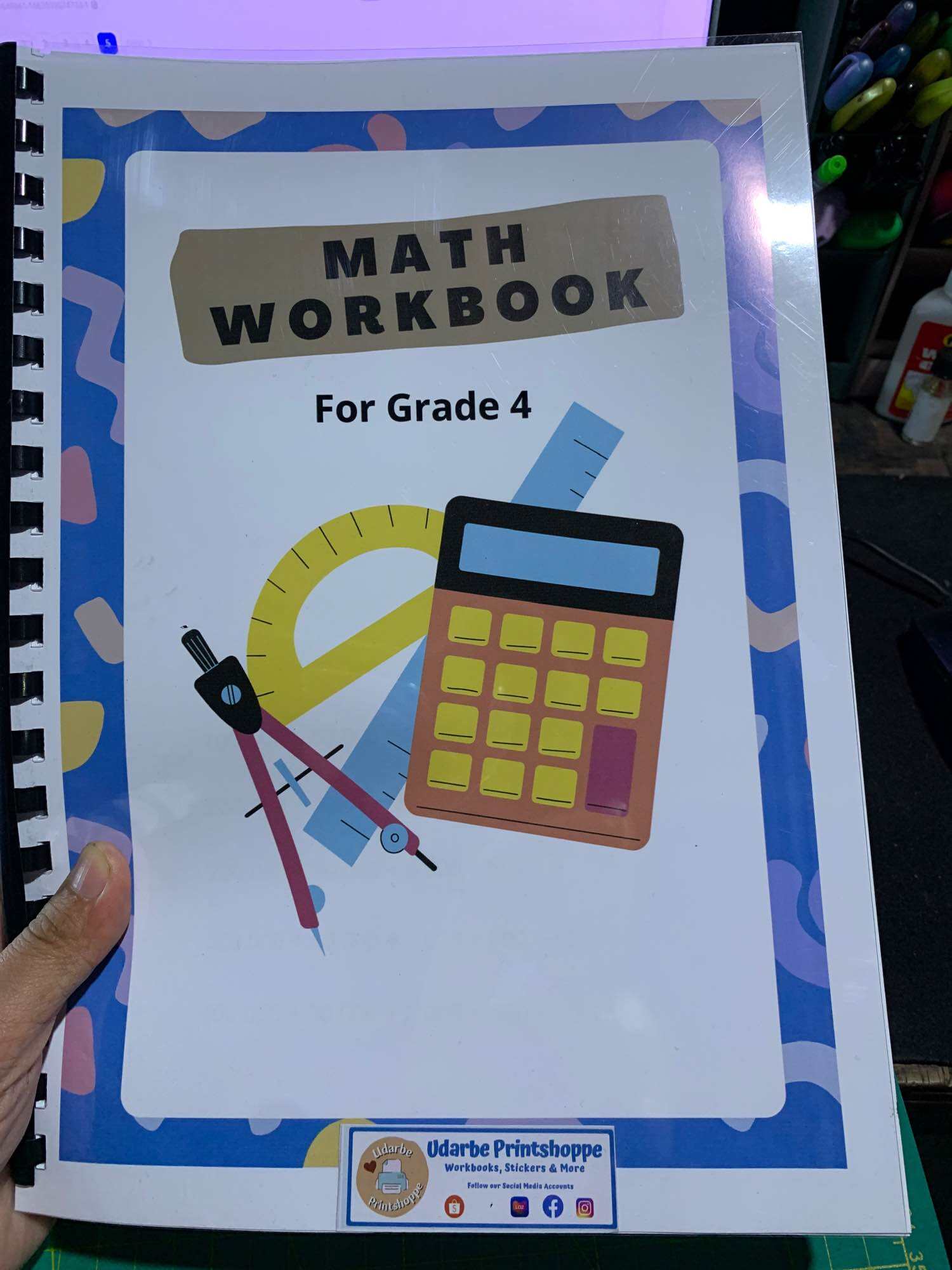 Grade 4 Math Workbook 58 PAGES