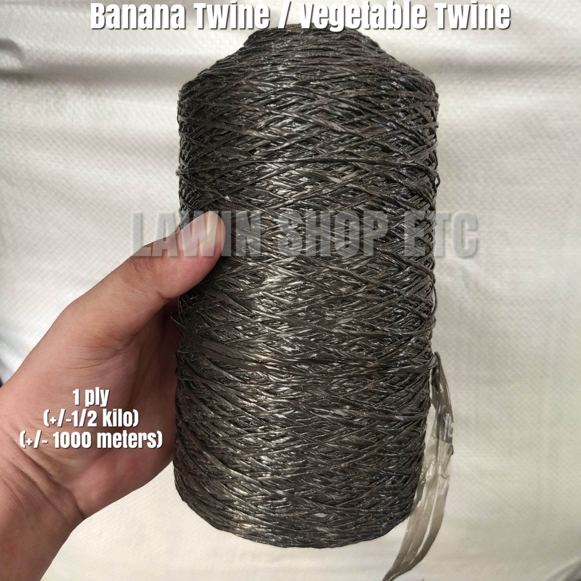 Banana Twine 1ply Nylon Black