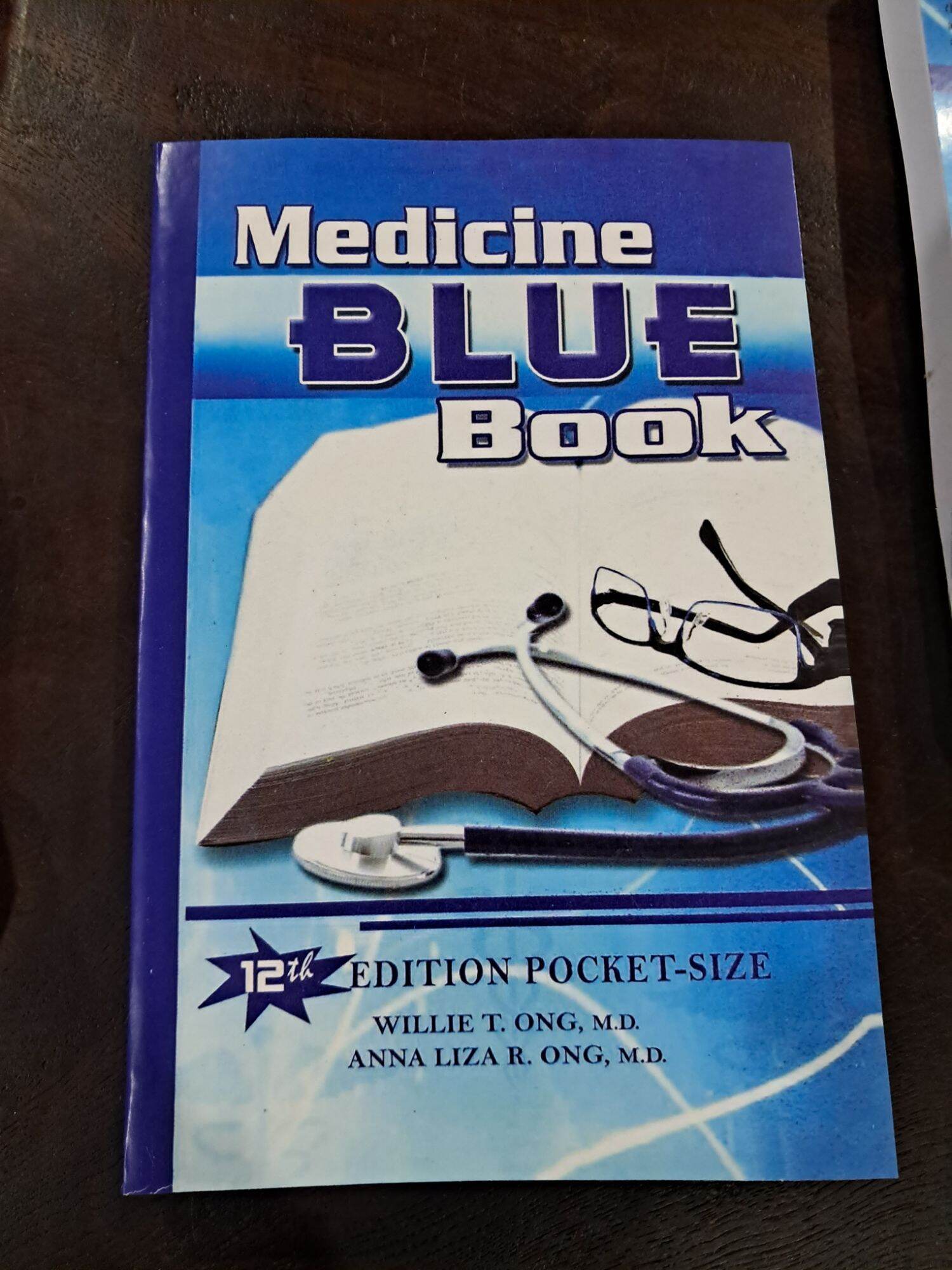 Medicine Blue Book Willie Ong 12th edition Pocket size | Lazada PH