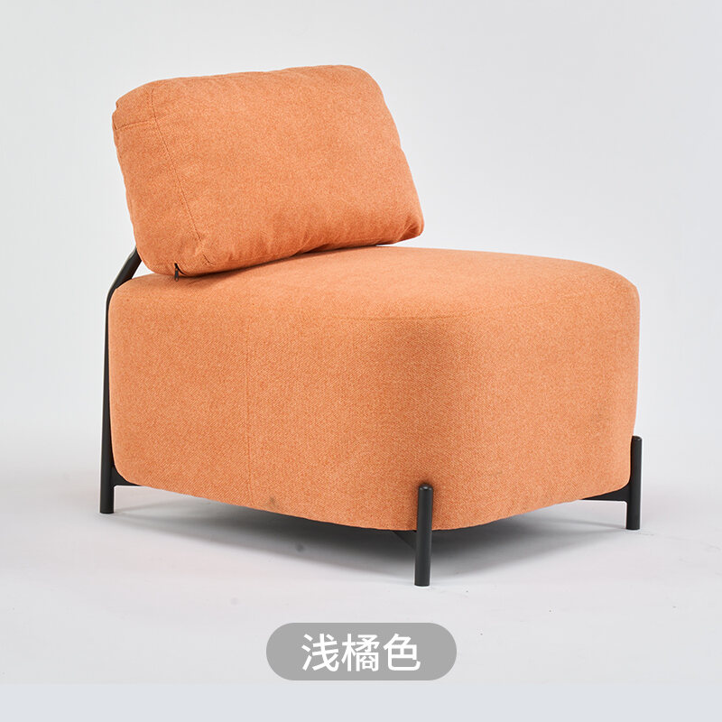 Single Sofa without Armrest Small Apartment Balcony Living Room Study