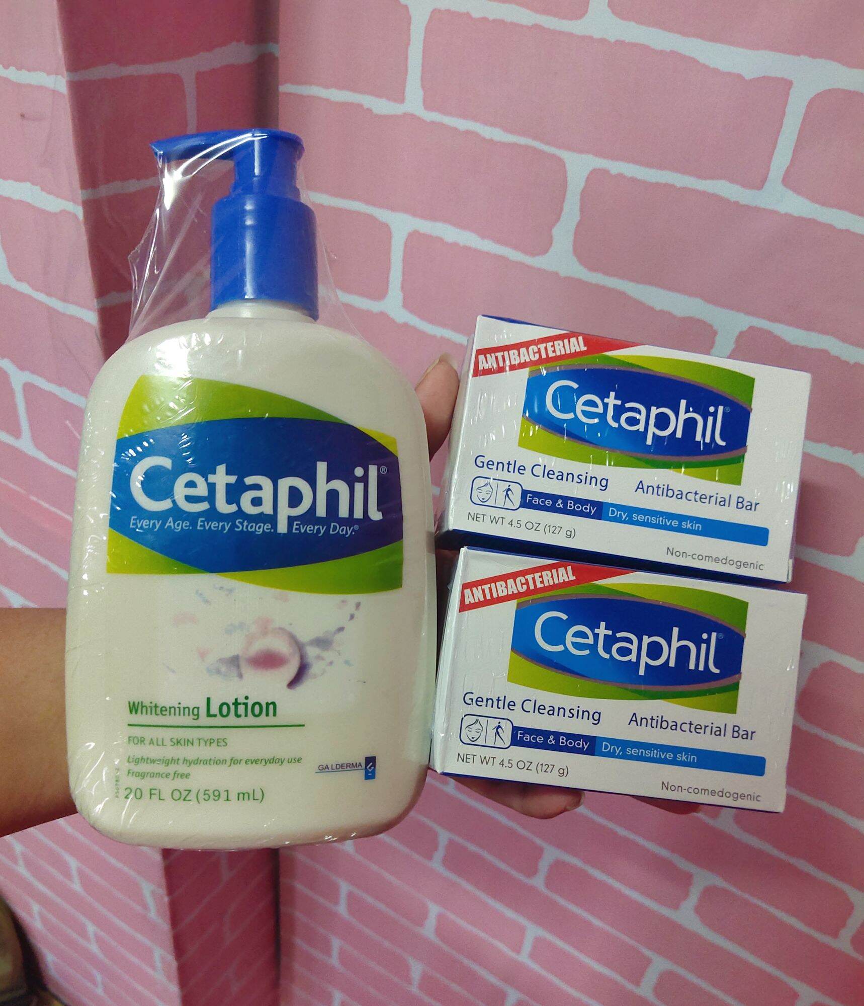 Cetaphil whitening lotion 591ml SET Lazada PH
