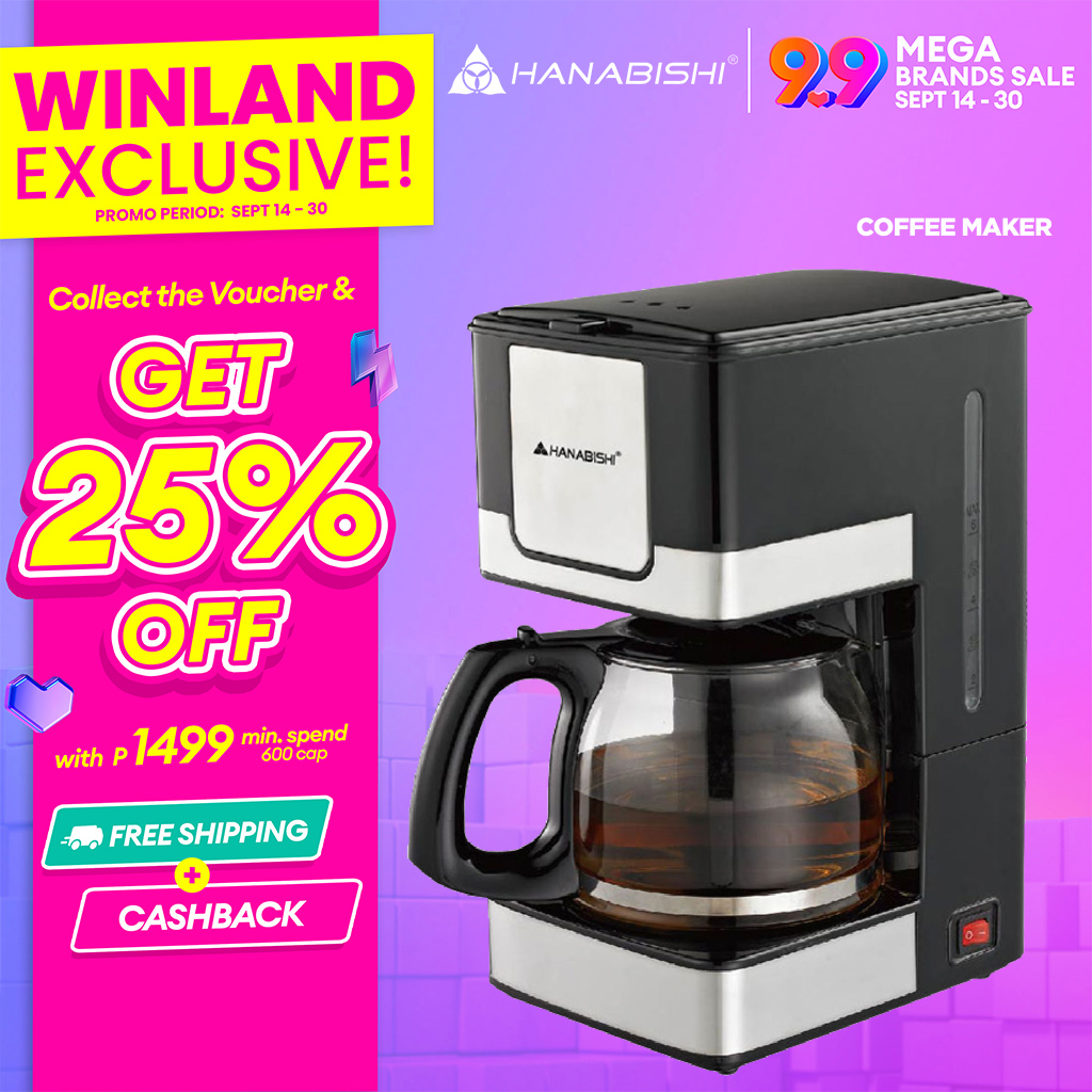 HANABISHI 6-cup Coffee Maker by Winland