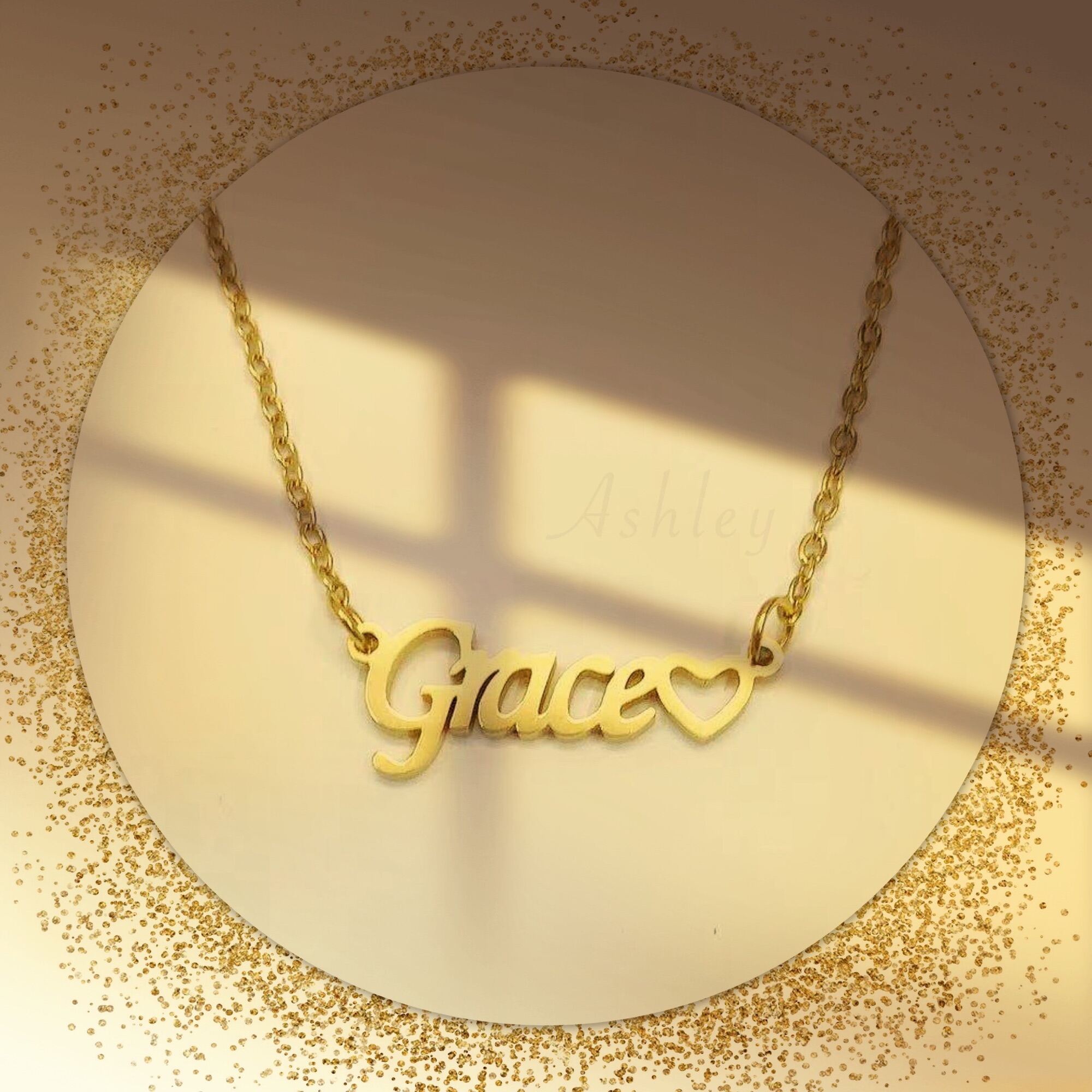 Grace deals name necklace