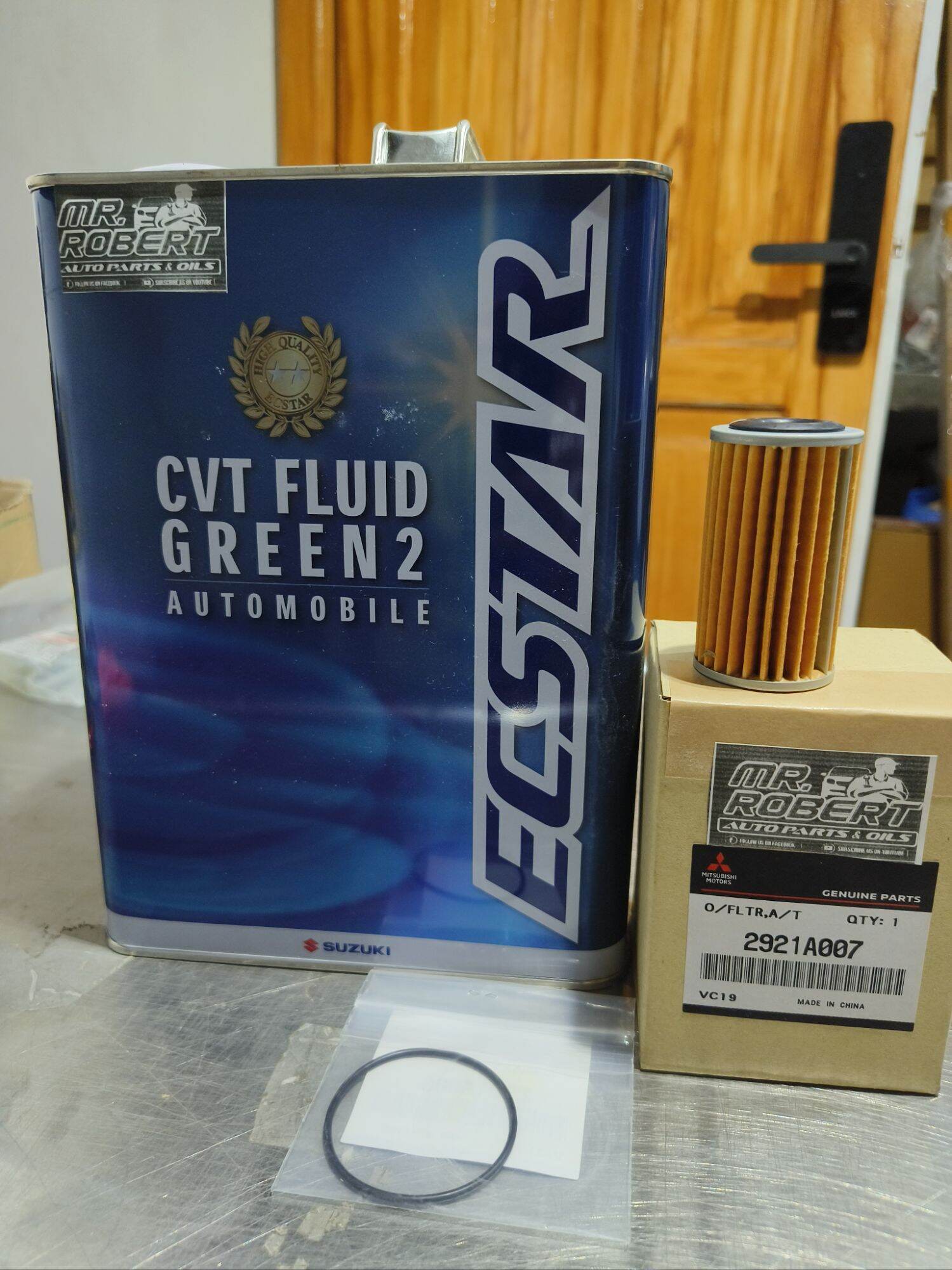 Suzuki Ecstar CVT Fluid Green 2 Genuine Oil for Automobiles