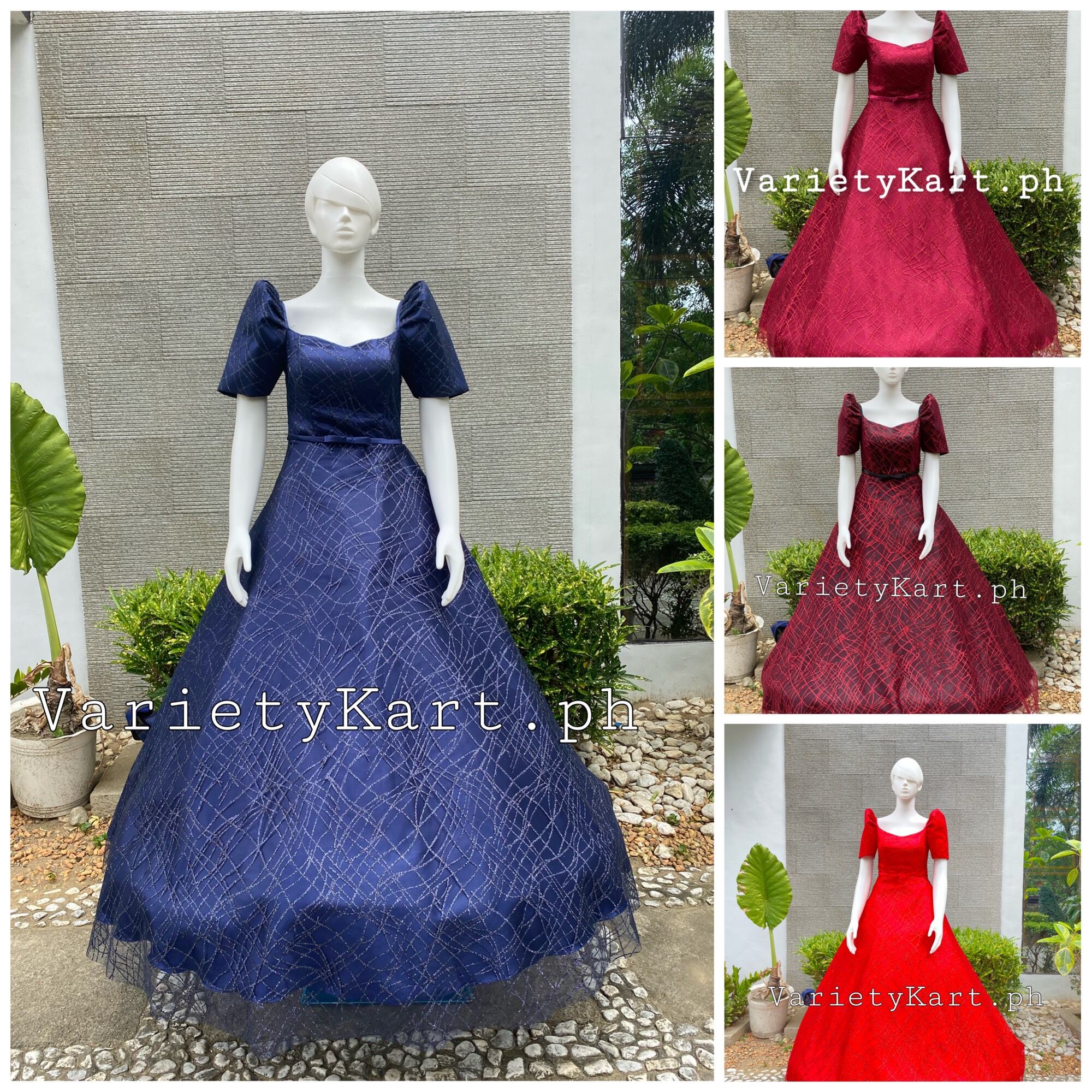 Filipiniana Ball Gown Studded Lace Lazada PH