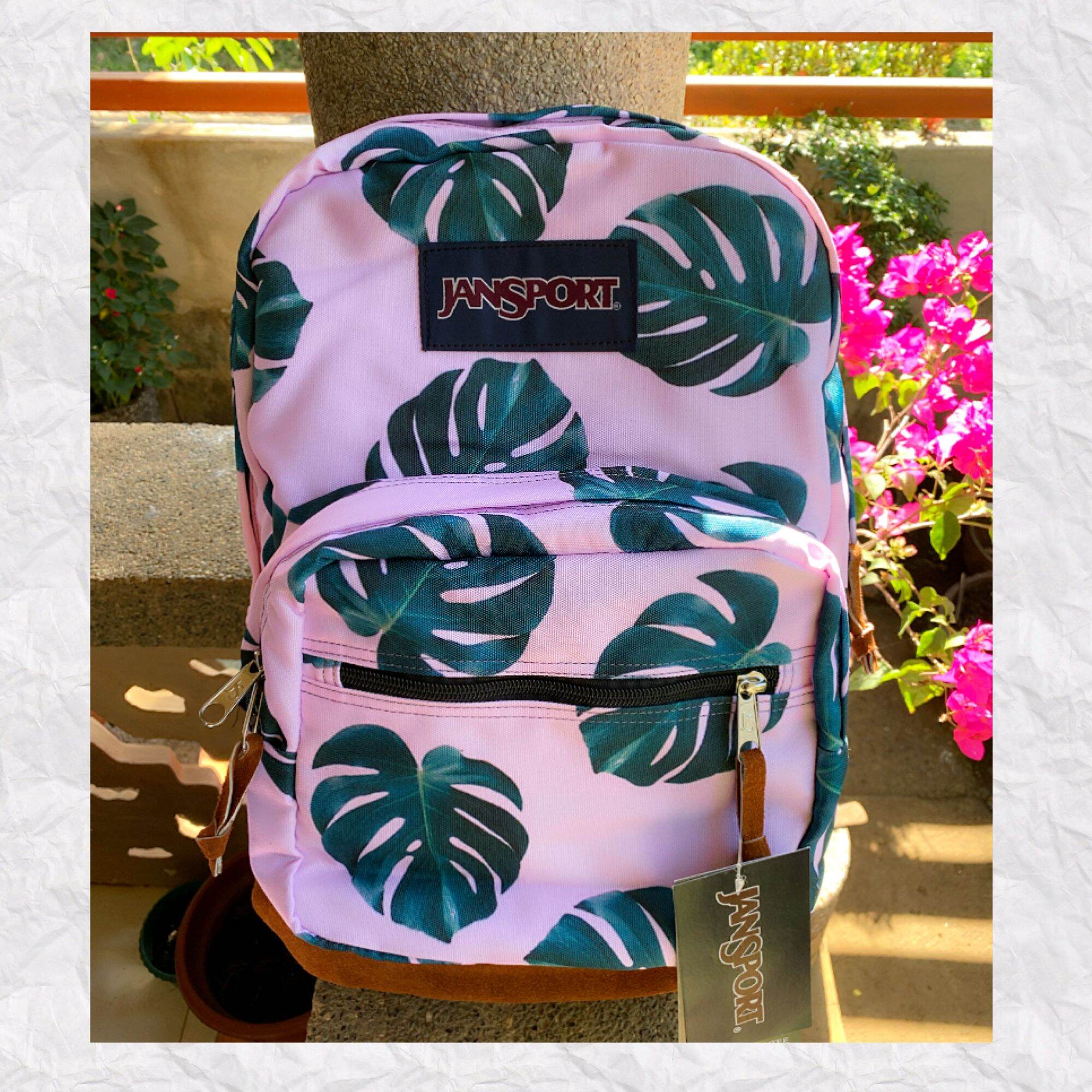 Jansport monstera best sale palm leaves