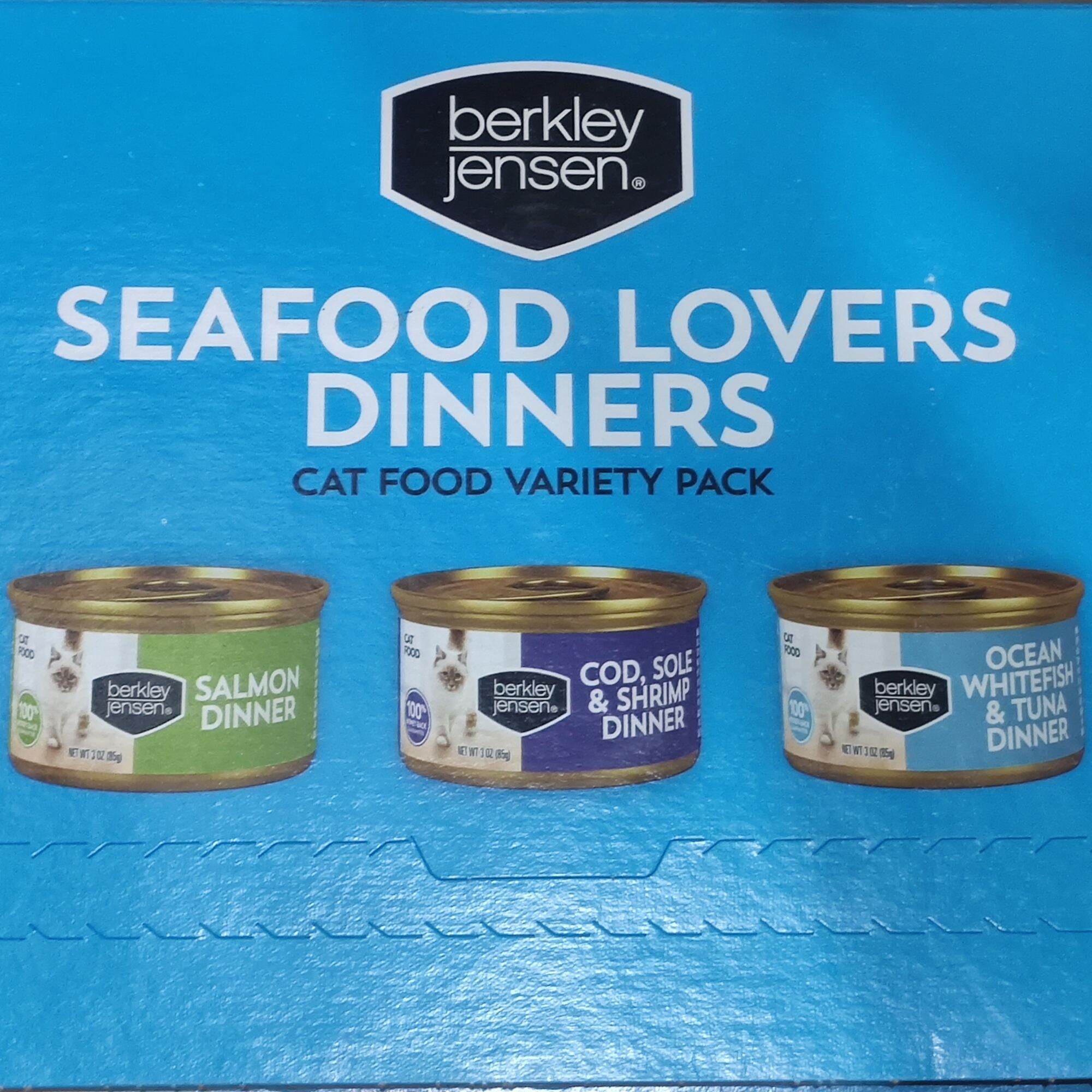 1 Box 36 cans USA Berkley Jensen Seafood Lovers Dinner 3.06kg