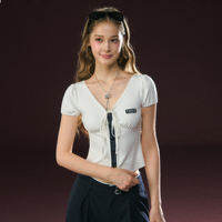 Ariseism | American Vintage V-Neck Spliced T-shirt