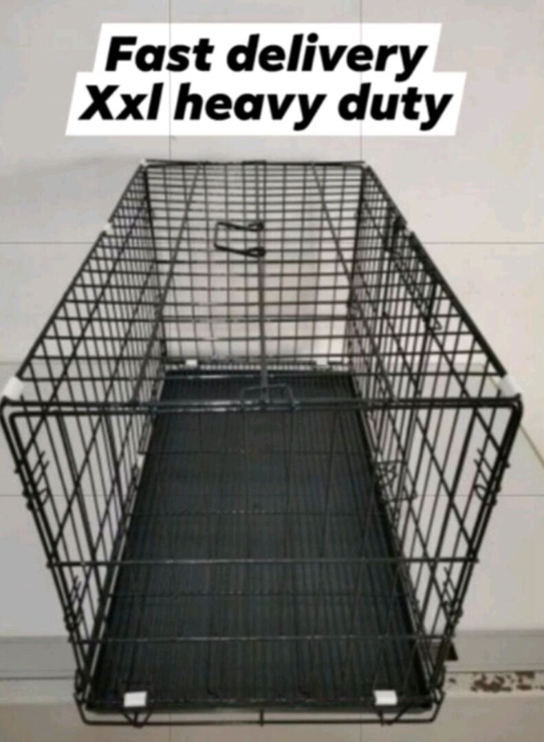 QUALITY XXL COLLAPSIBLE DOG CAGE FREE POOPTRAY 30X20X23 HEAVY DUTY