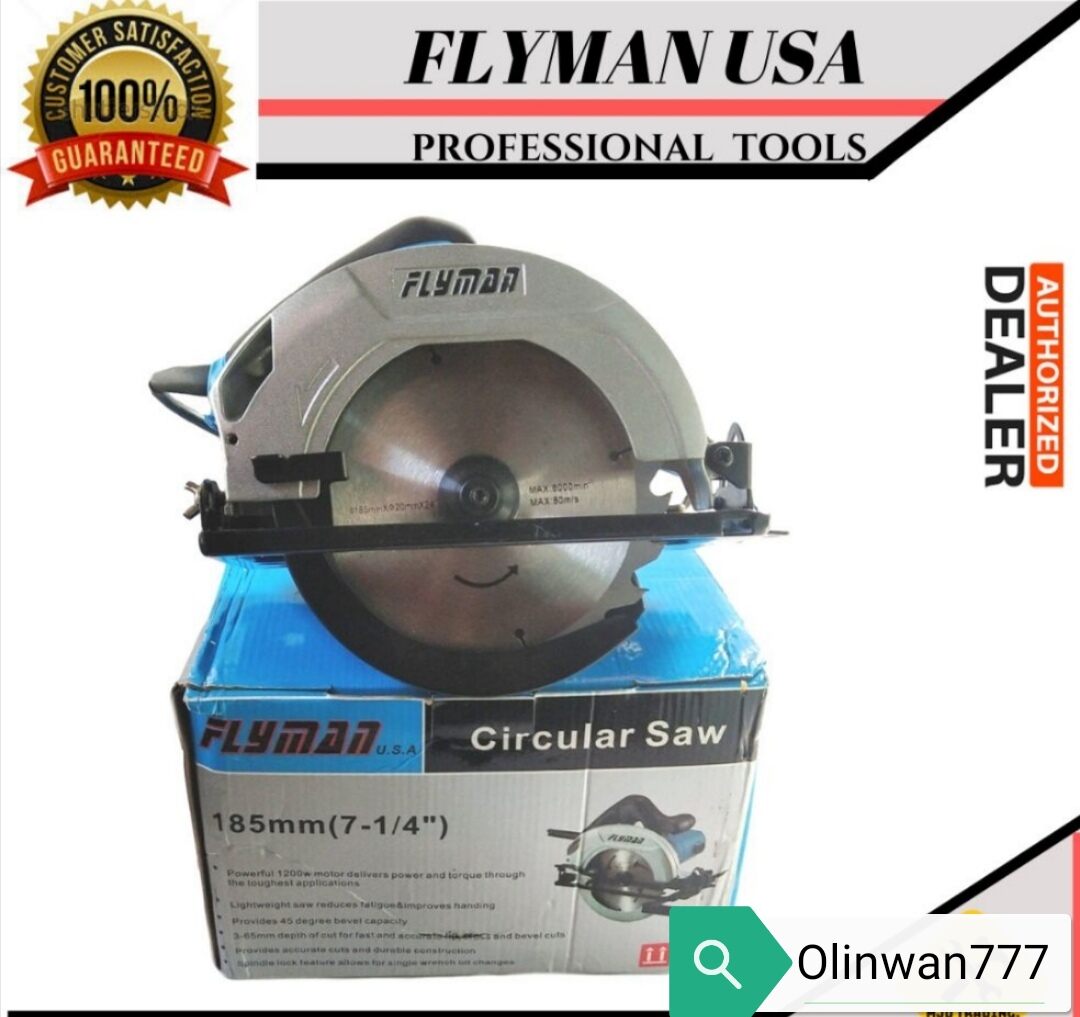 Circular Saw Flyman Usa(185mm 71/4") Lazada PH
