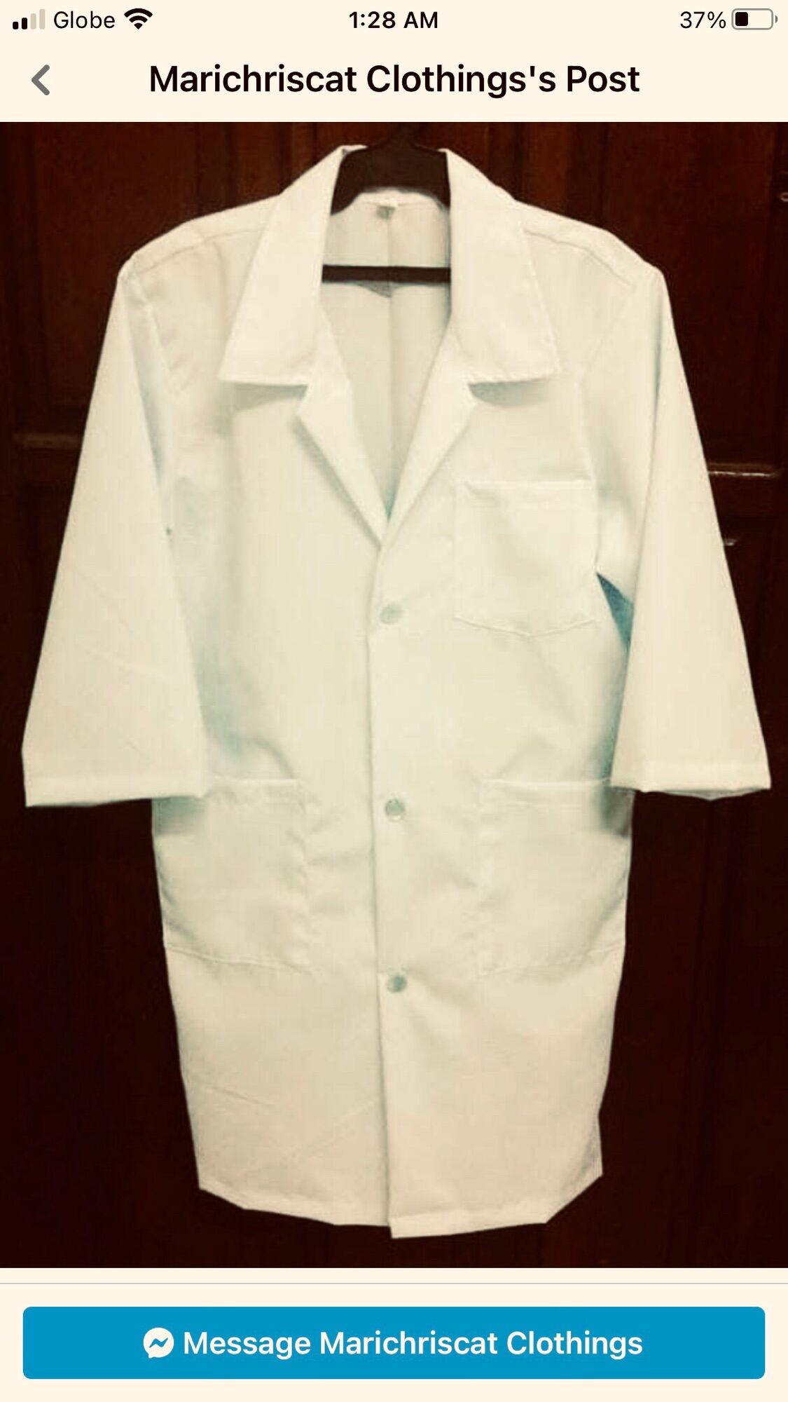 Customized Laboratory Gowns HIGH QUALITY Cotton for Medical Staff