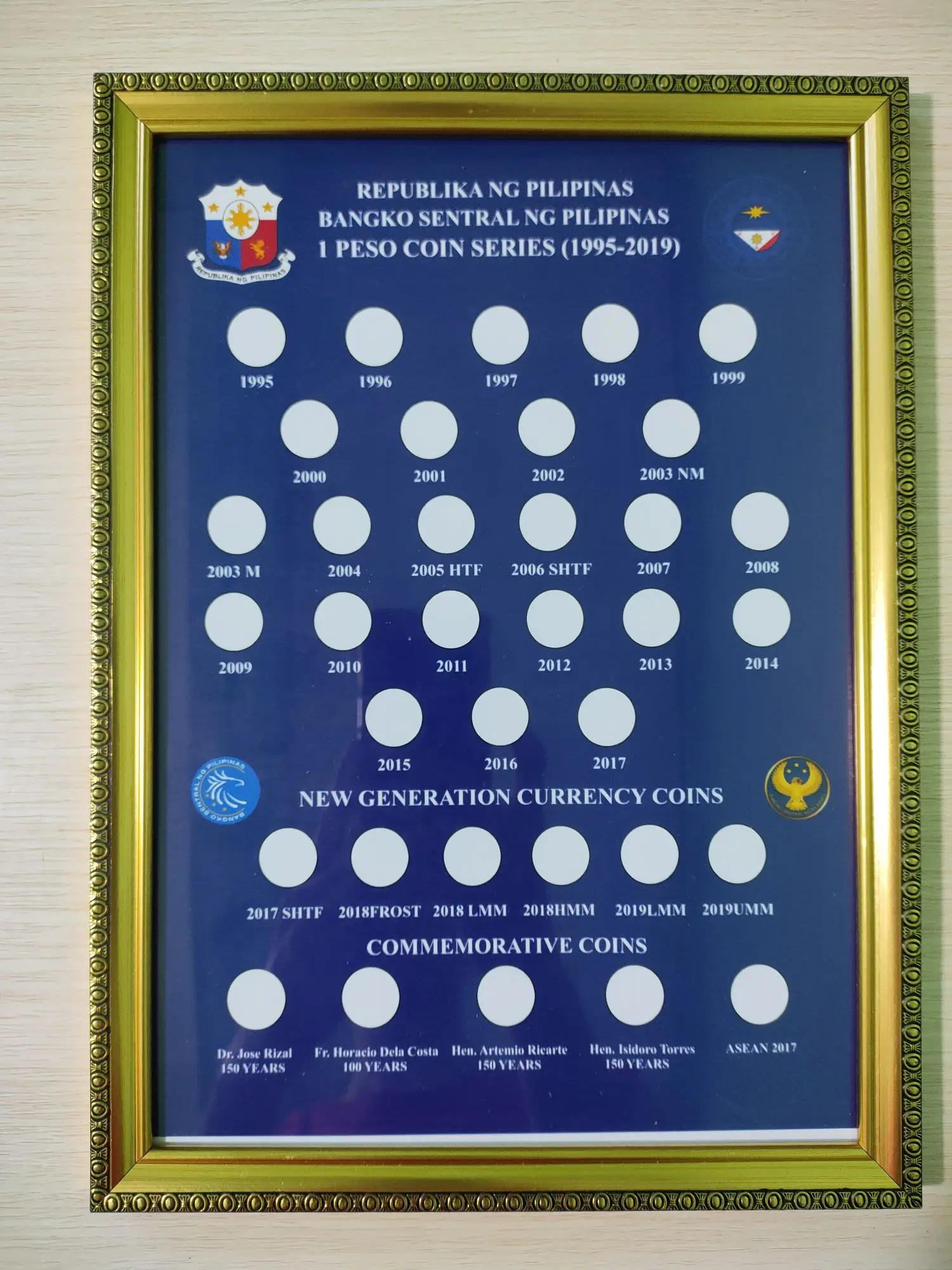 UPDATED 1 PISO BSP COIN SERIES LAYOUT WITH FRAME