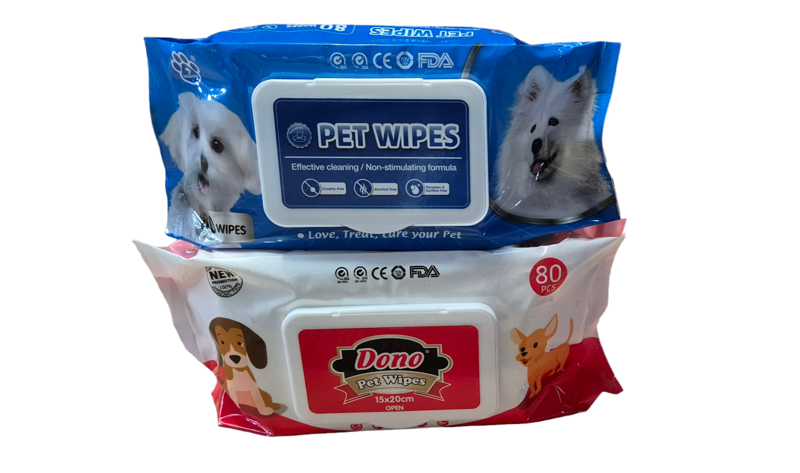 Dono or Gigglesph Pet Wet Wipes 80pcs