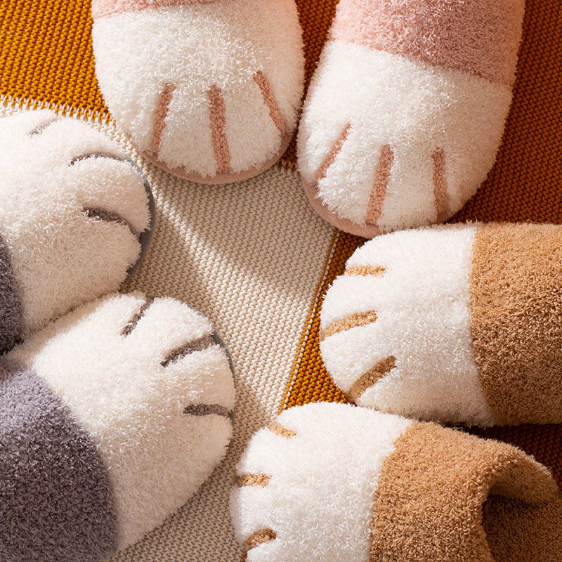 Cute Cat Paw Slippers – Snugglify