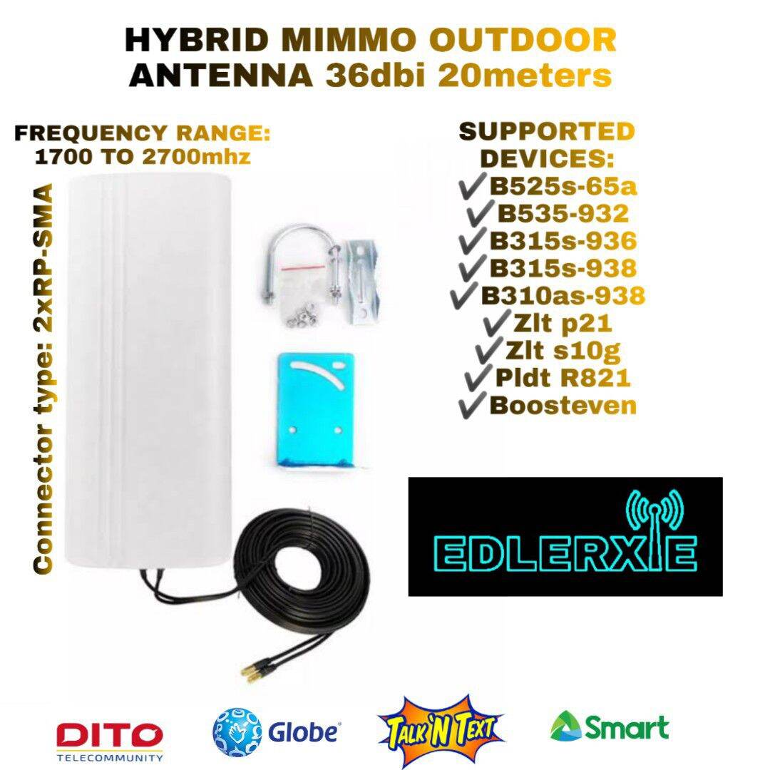 Hybrid 36dbi Outdoor Antenna 20meters