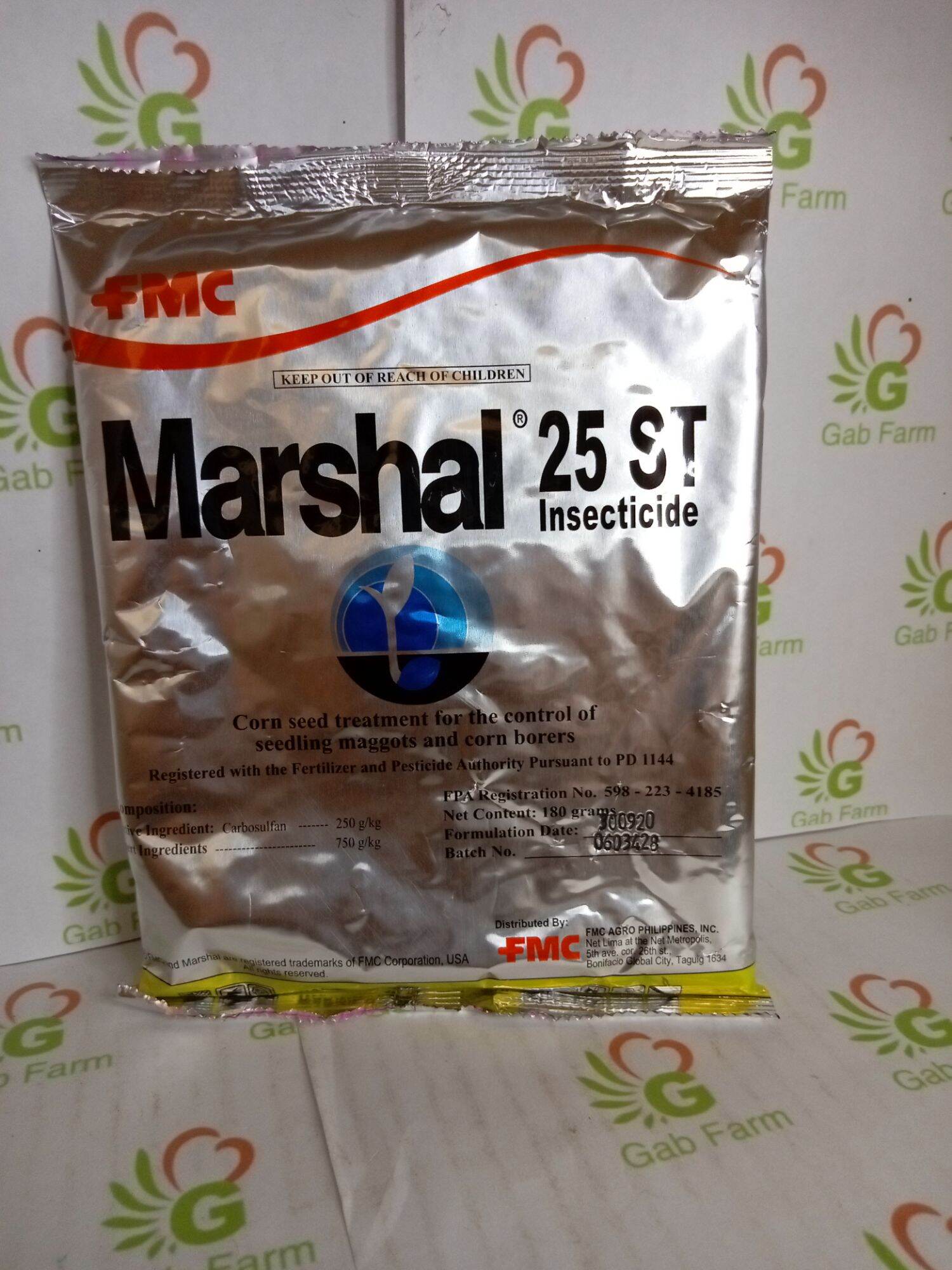 FMC Marshal Powder insecticide 25ST (180g) Lazada PH