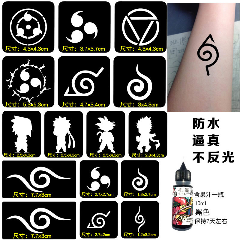 Anime Naruto Tattoo Stickers Cosplay Prop Uchiha Itachi Costumes Waterproof  Temporary Tattoo Stickers Men Women Accessories - Price history & Review |  AliExpress Seller - FF Cos Store | Alitools.io