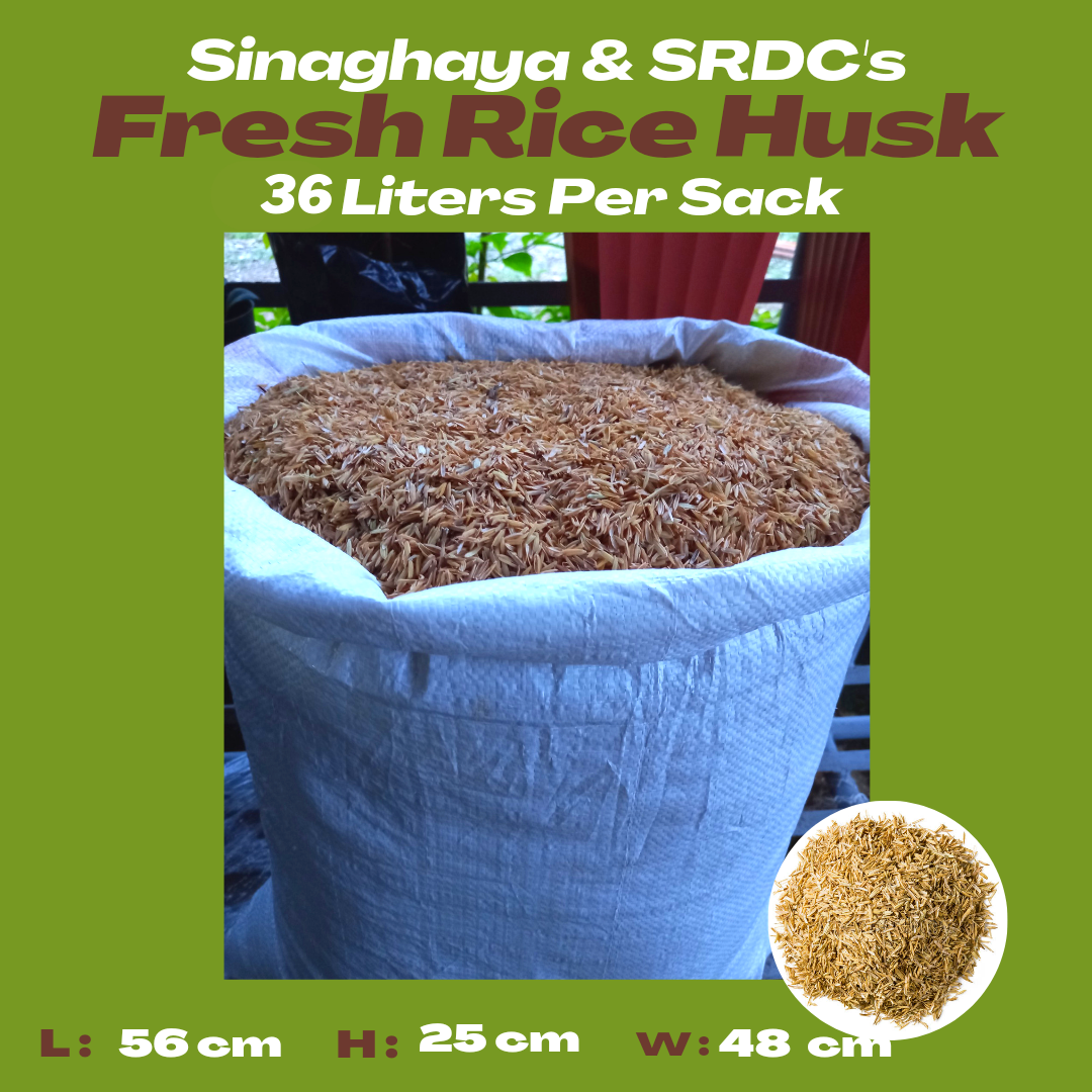 36 Liters Fresh Rice Hull Ipa ng Palay 36 Liters Per Sack for