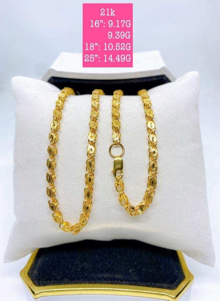 21K DAMASCUS CHAIN SAUDI GOLD PAWNABLE Lazada PH