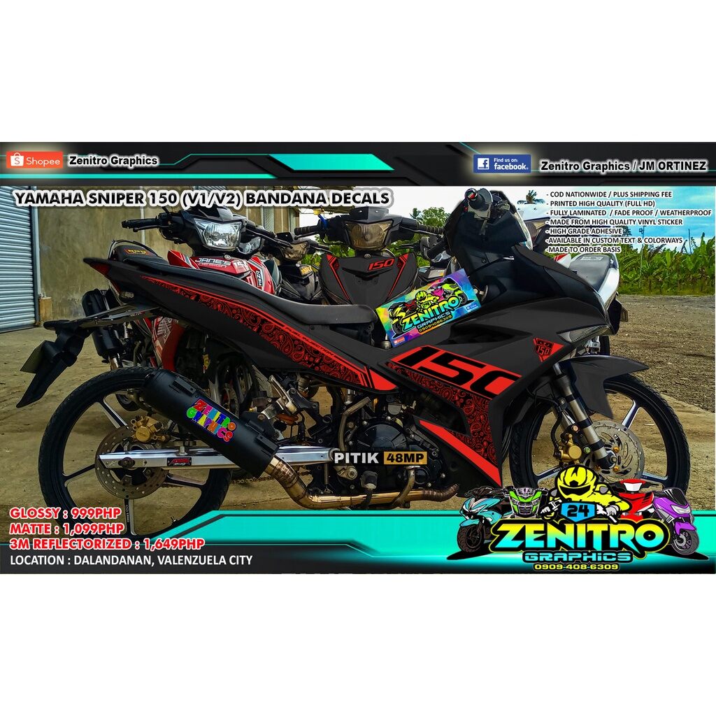 Shop Sniper 150 V2 Decals With Great Discounts And Prices Online Aug 22 Lazada Philippines