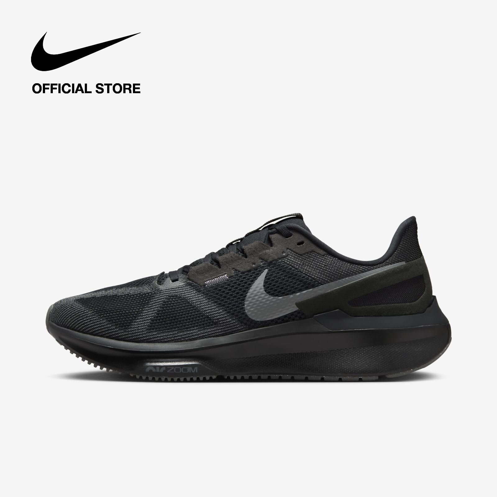 Giày Nike Men's Structure 25 Road Running Shoes - Black