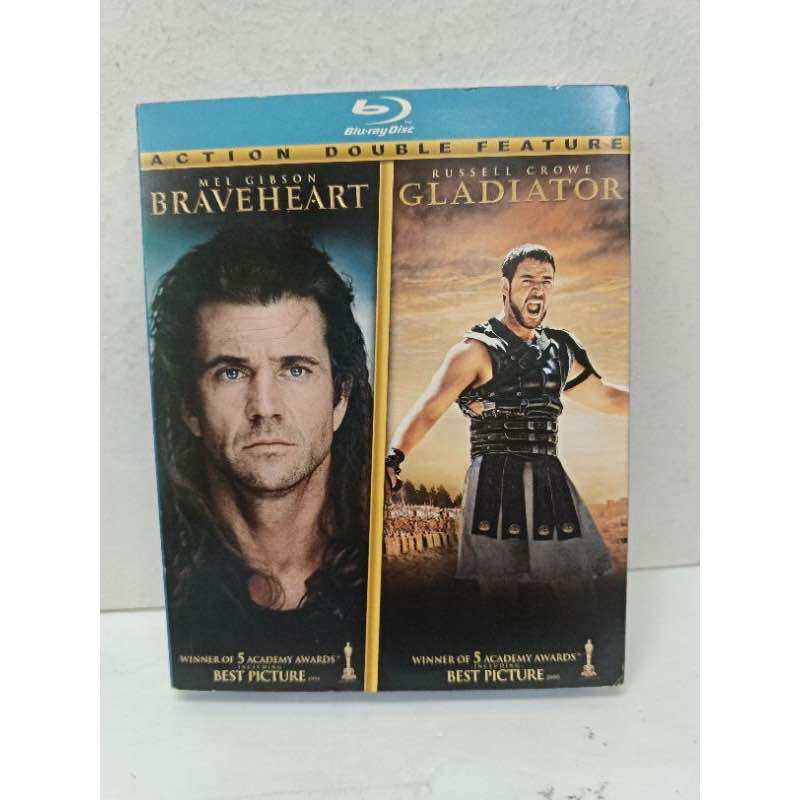 Original Blu-Ray Disc, BLURAY : Braveheart / Gladiator (Two-Pack) -Mel ...