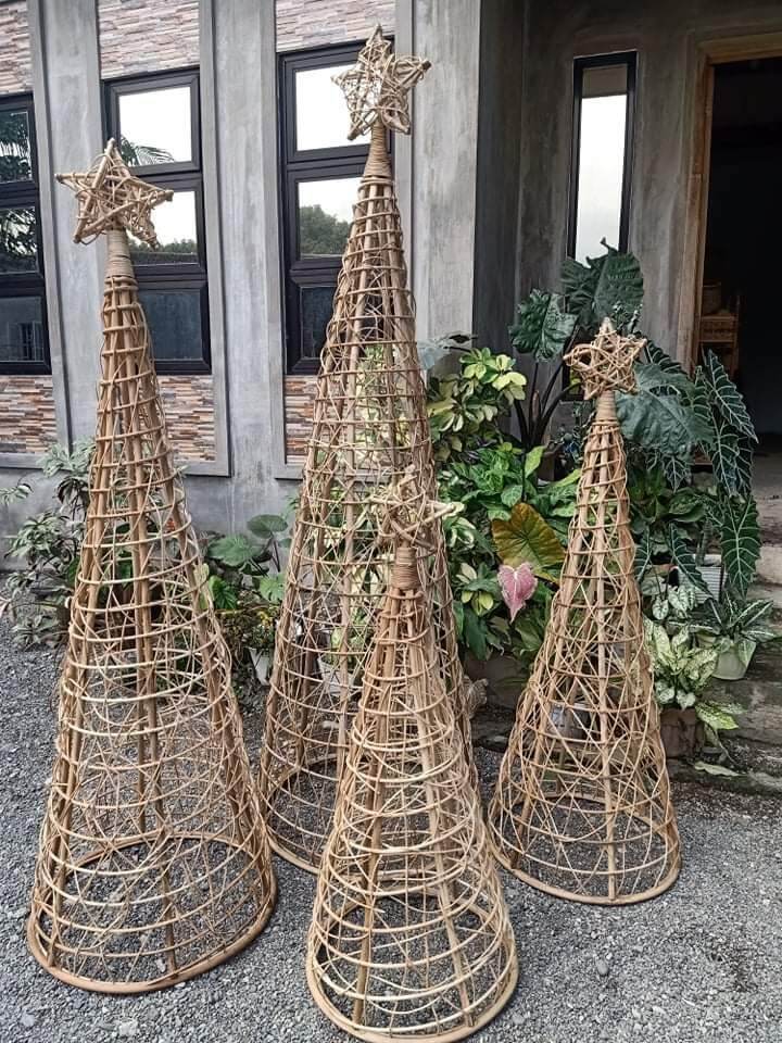 Rattan christmas tree with star Lazada PH