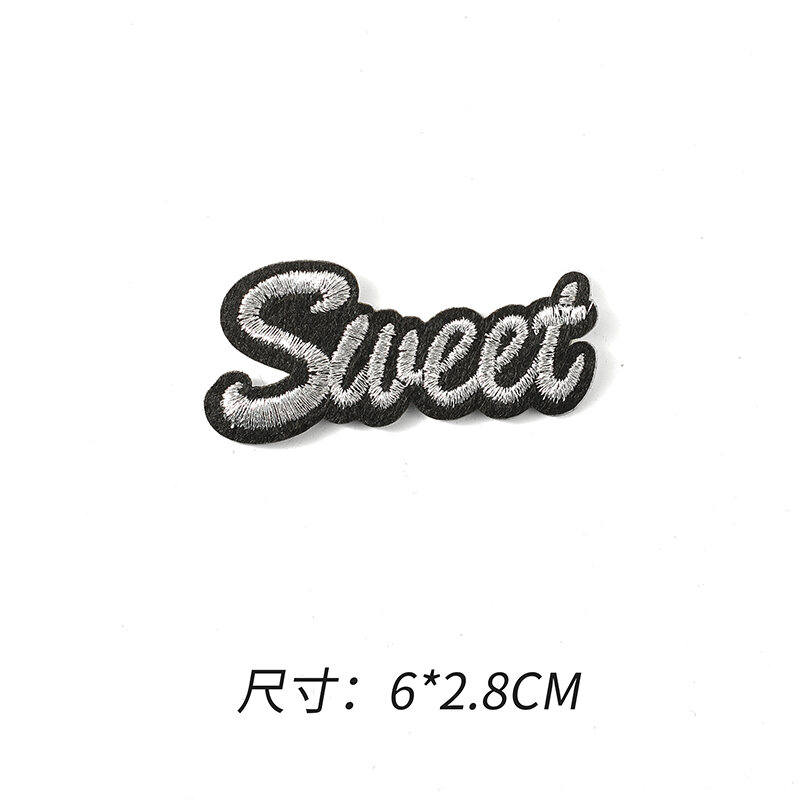 Embroidery Applique Paste Embroidered Cute Cartoon Large Patch Fabric Hand Sewing Sticky Hole Pattern On Clothes Sewing. 