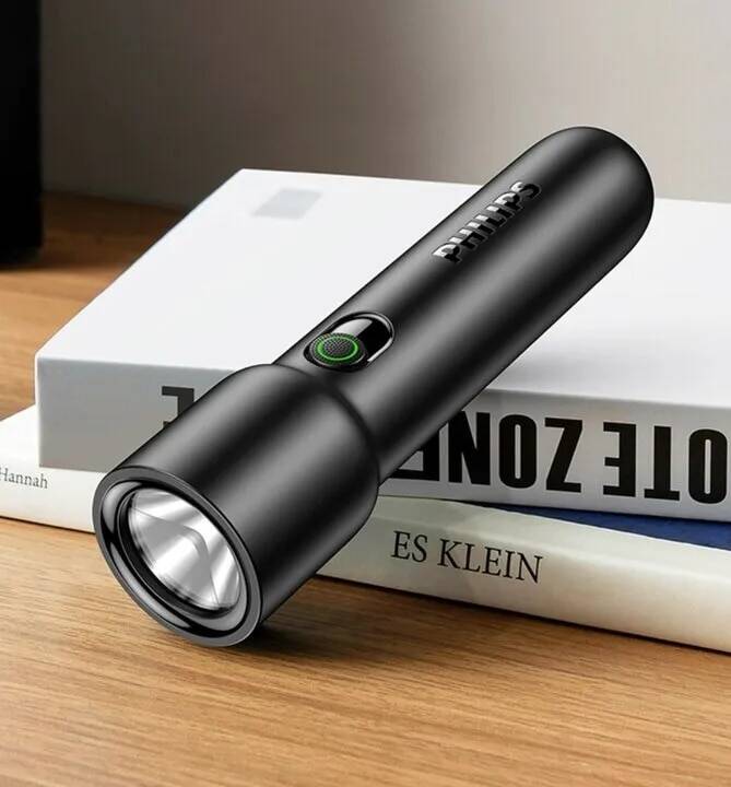 Philips 2024 New EDC Portable Flashlight Rechargeable LED Flashlights for Defensa Personal Self