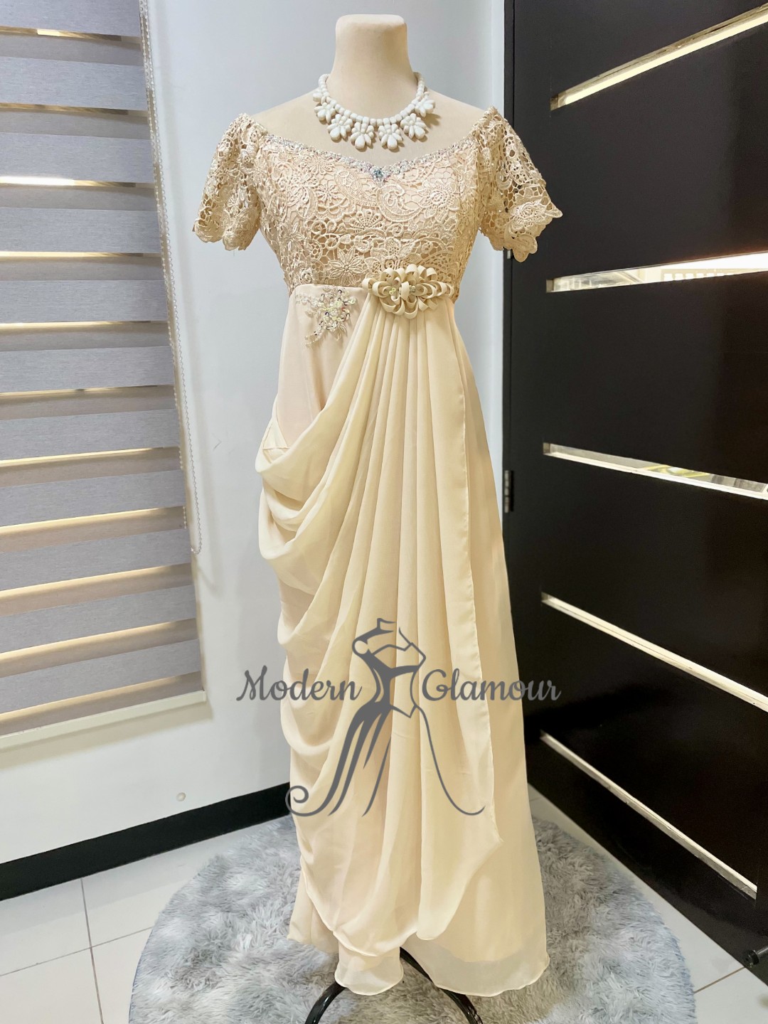 Shop dress wedding ninang for Sale on Shopee Philippines