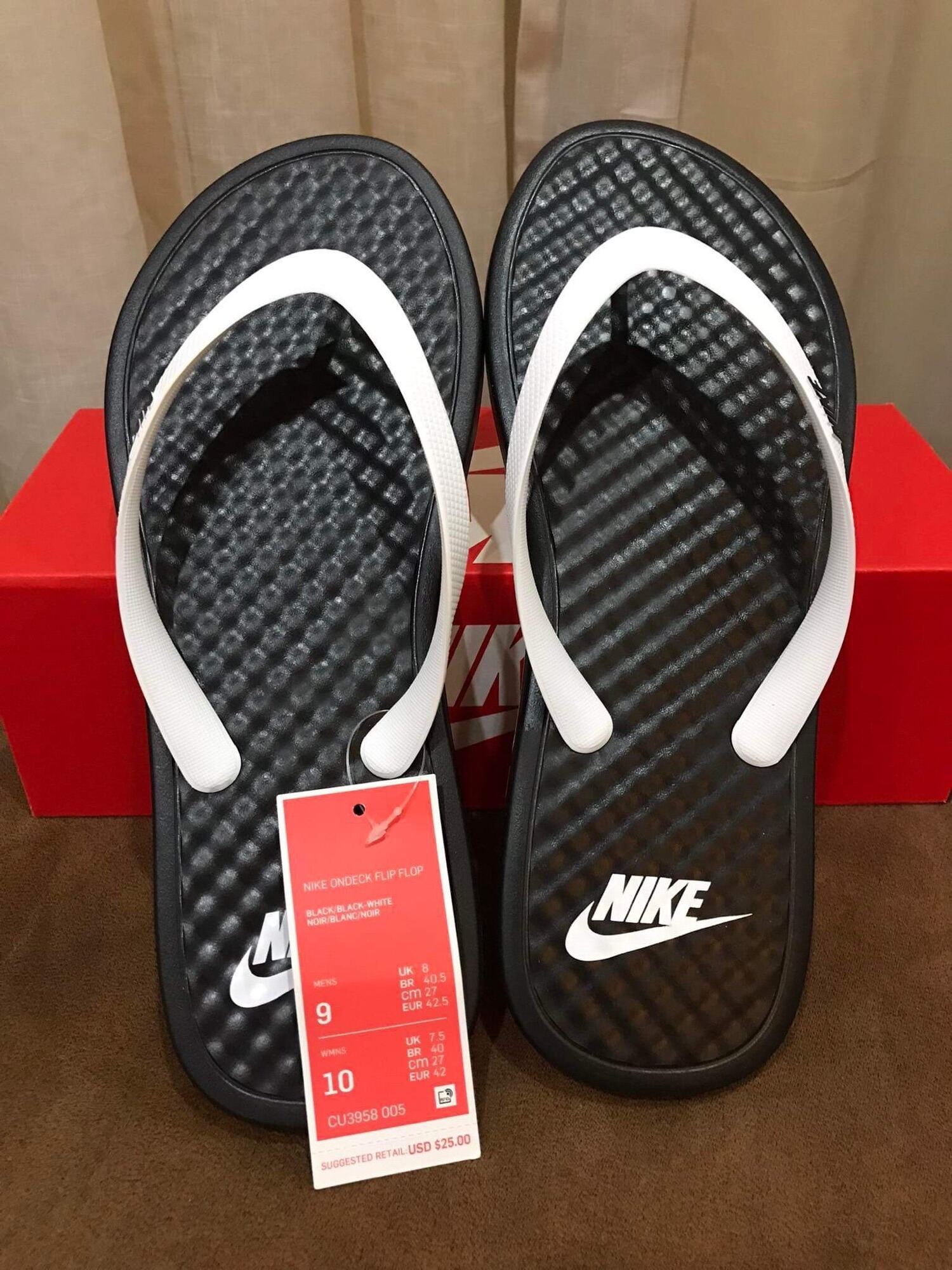 Nike Ondeck Flip Flop 9-10 size | Lazada PH