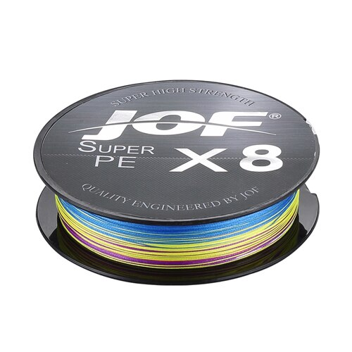JOF8 Strands Multifilament Fishing PE Line 300M Braided 15 20 30 40 50 60  80 LB Wear Resistance String For Saltwater Freshwater