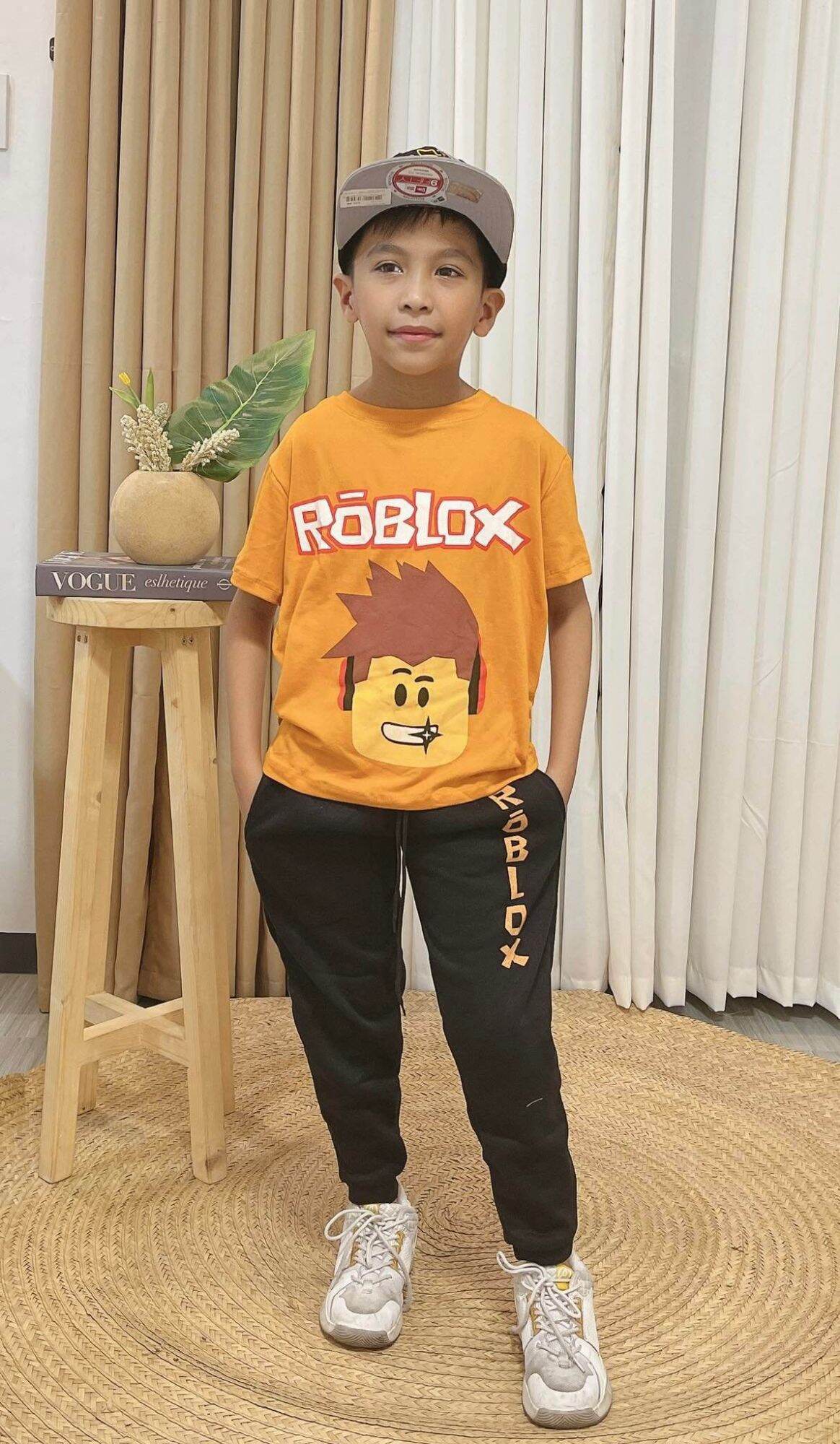 ROBLOX T-SHIRT TERNO FOR BOY KIDS/(fit up to 7-10 years old)