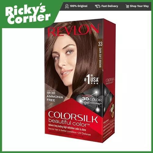 revlon colorsilk dark soft brown 33 hair color