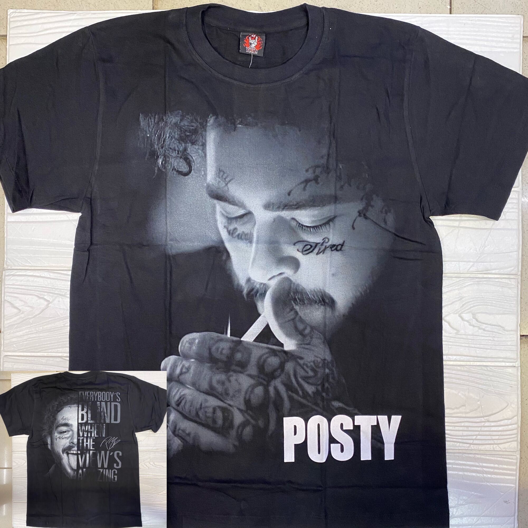 Post Malone Posty Black Shirt Lazada PH