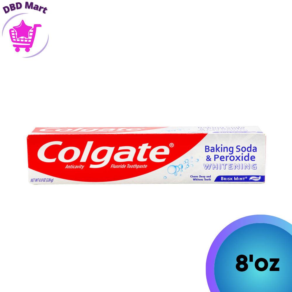 Colgate Baking Soda & Peroxide Whitening Toothpaste, 8.0oz Lazada PH
