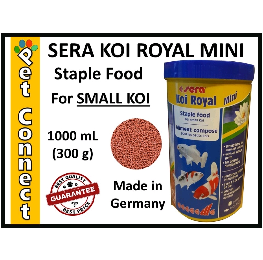SERA Koi Royal Mini 320g For Fish Food Optimal Development of Koi