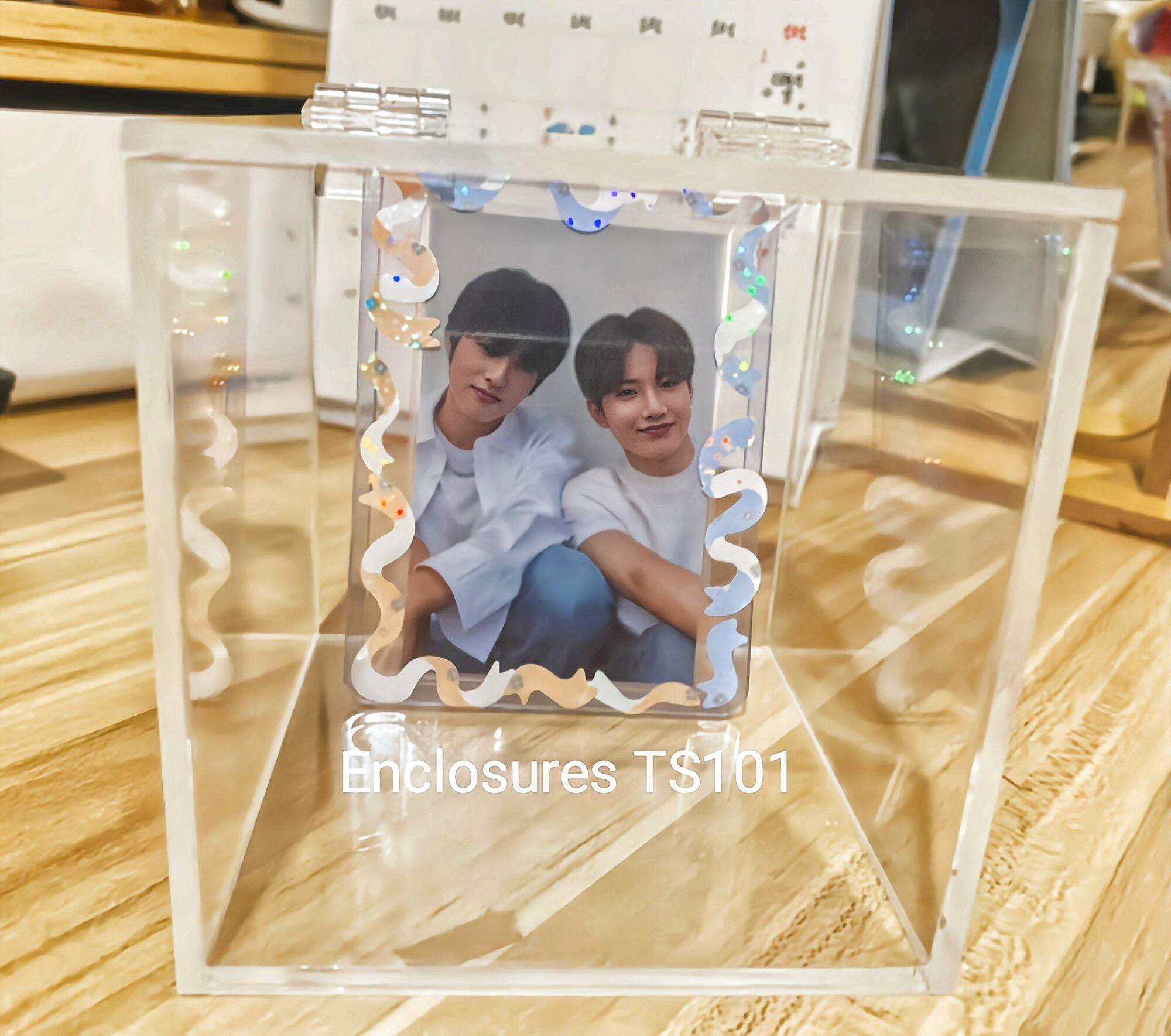 Acrylic Box Displayer Storage Enclosure for Toploaders Photocards BTS ...