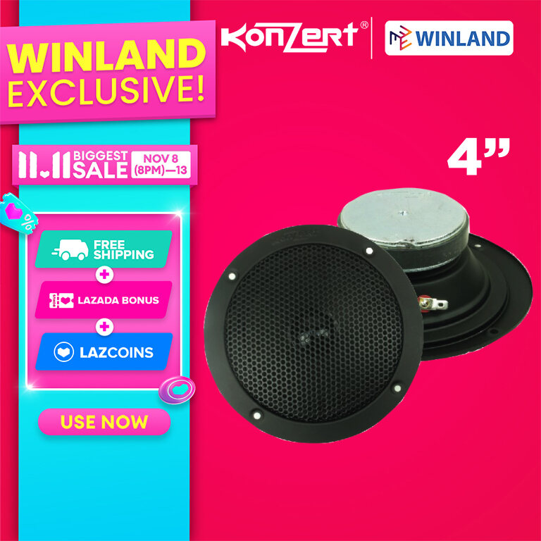 Winland 4" 120W Professional Mid-range Speaker (KG-4i)