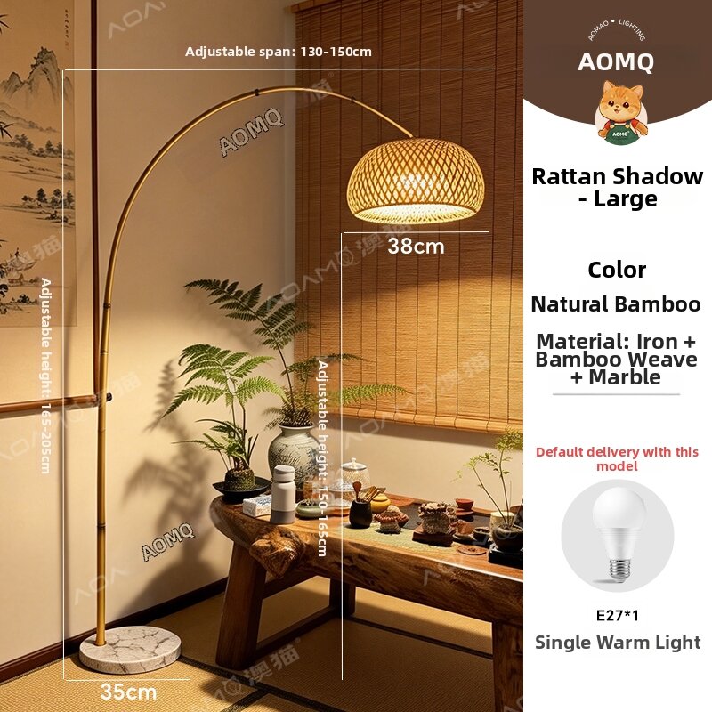 AOMAO | Wabi-Sabi Style Fishing Floor Lamp